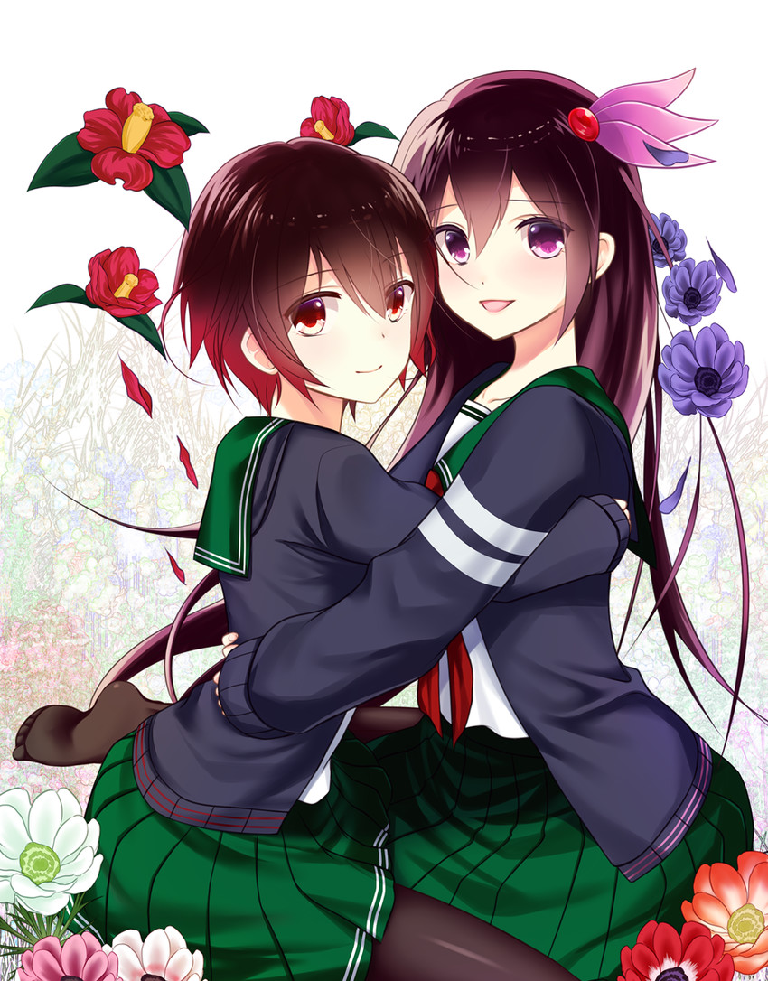 mutsuki, kisaragi, mutsuki kai ni, and kisaragi kai ni (kantai collection) drawn by eko