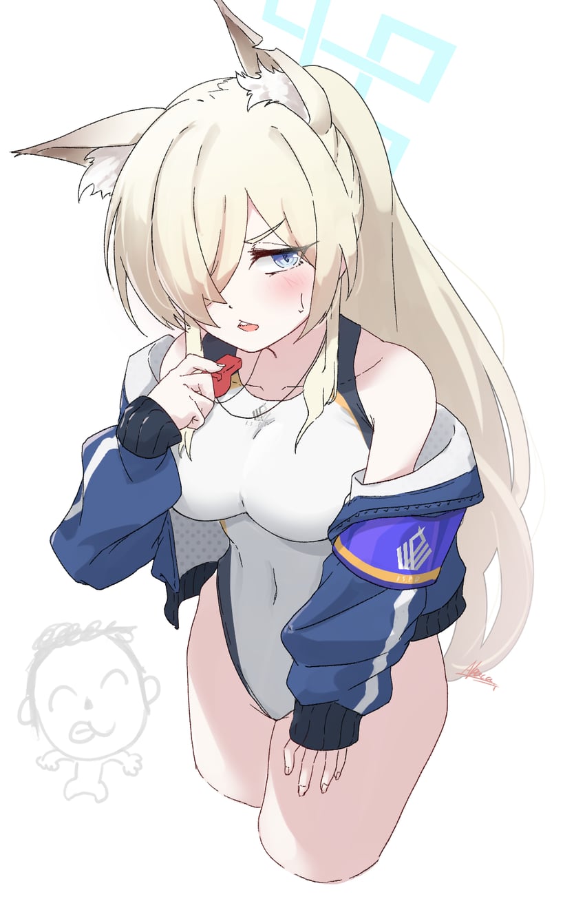 sensei, doodle sensei, and kanna (blue archive) drawn by alpaca_(alpaca00011)
