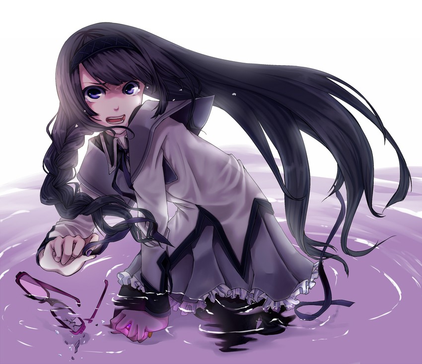 akemi homura (mahou shoujo madoka magica) drawn by yukka_91