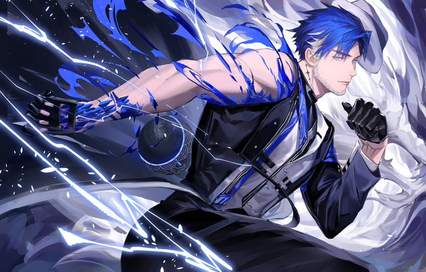 yuanwu (wuthering waves) drawn by kami_off_record