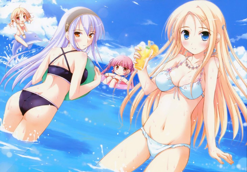 carina verritti, agnes boulange, chelsea arcot, and minette (shukufuku no campanella and 1 more) drawn by ko~cha