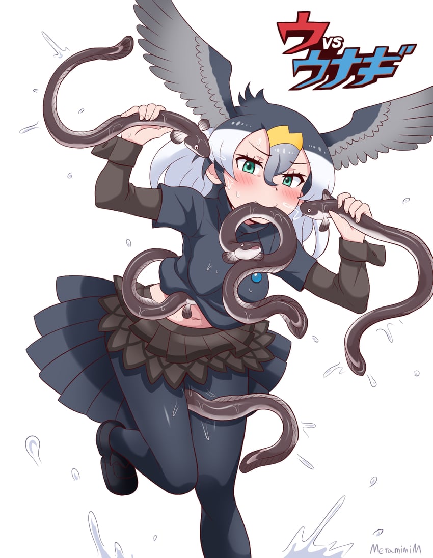 great cormorant (kemono friends) drawn by metamimi