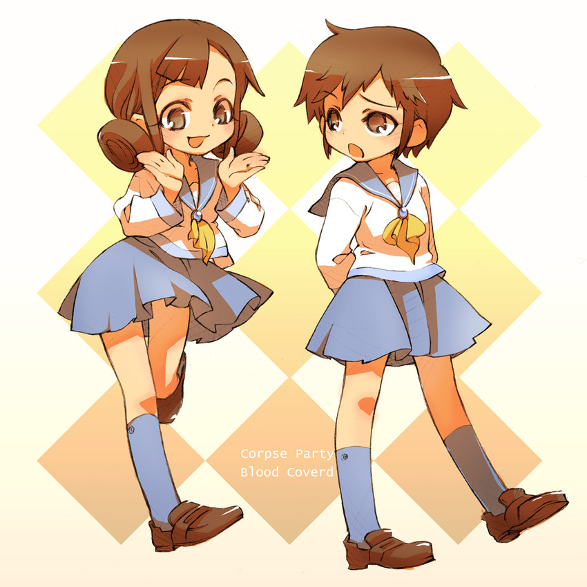 nakashima naomi and shinohara seiko (corpse party) drawn by alba_(ep)