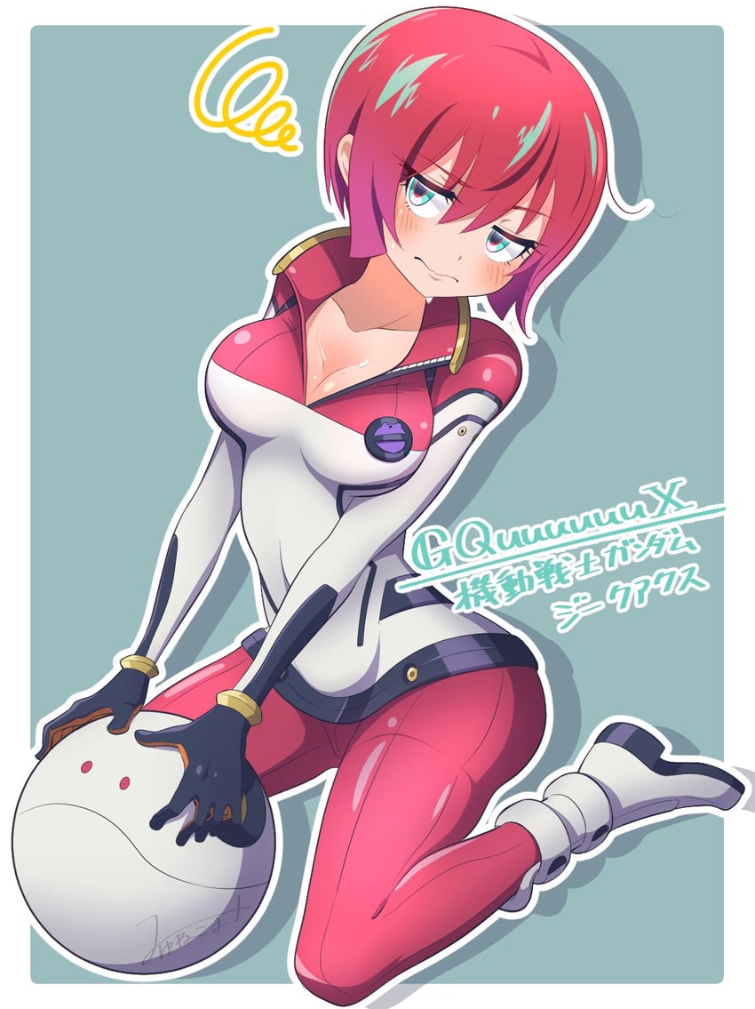 amate yuzuriha and haro (gundam and 1 more) drawn by myu_myu_sun