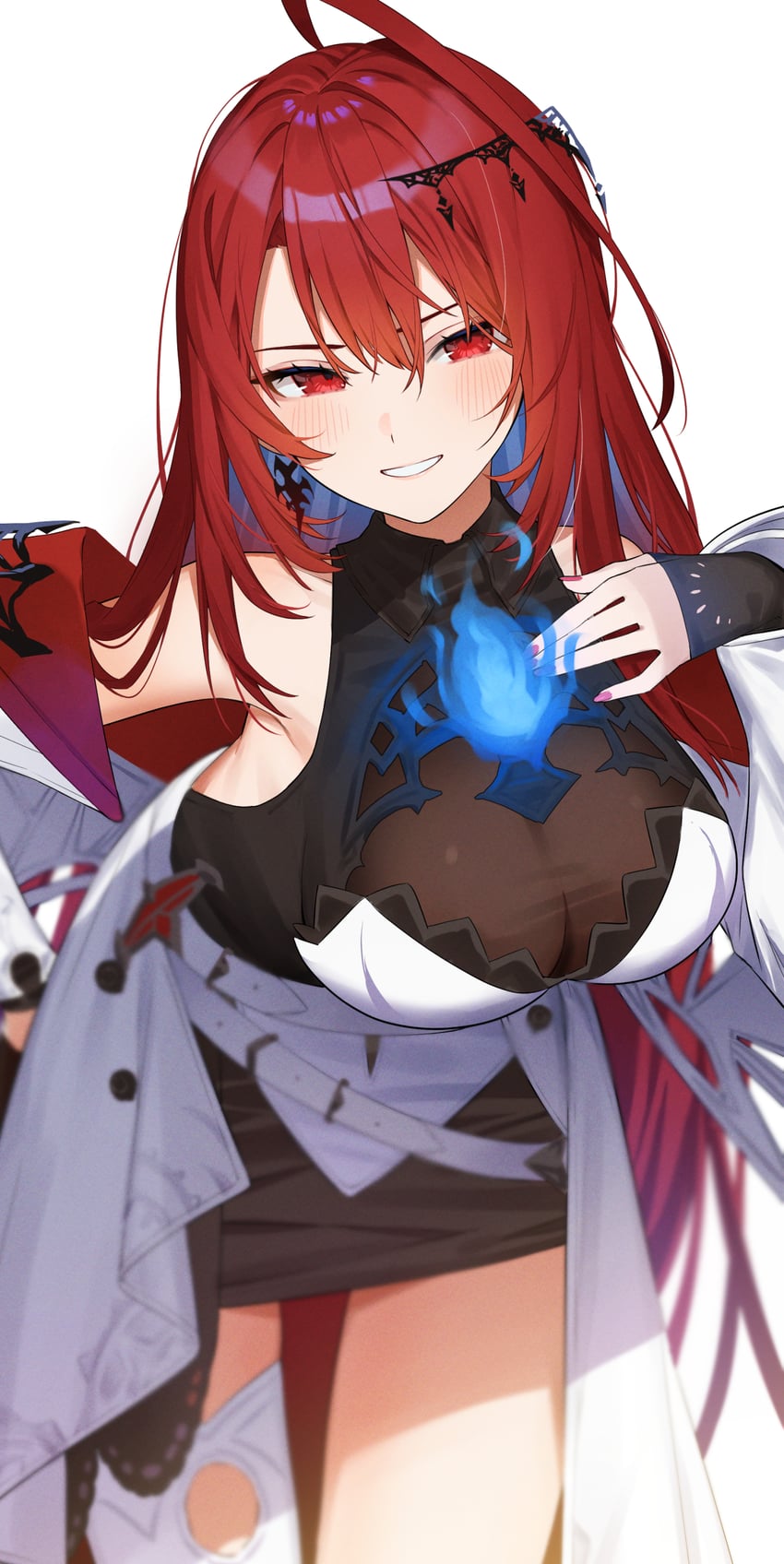 elizabeth rose bloodflame (hololive and 1 more) drawn by aotake_iro