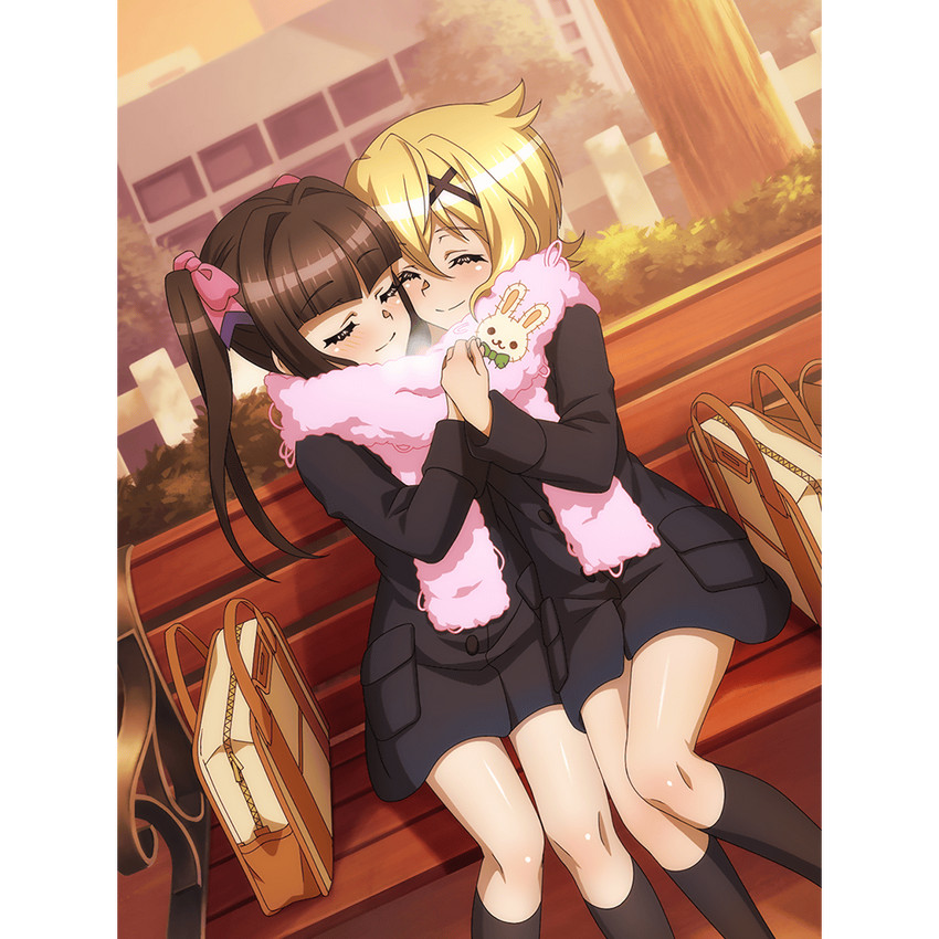 akatsuki kirika and tsukuyomi shirabe (senki zesshou symphogear and 1 more)