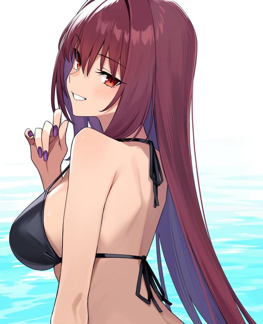 scathach (fate and 1 more) drawn by xiaoxiao_de_kuangsan