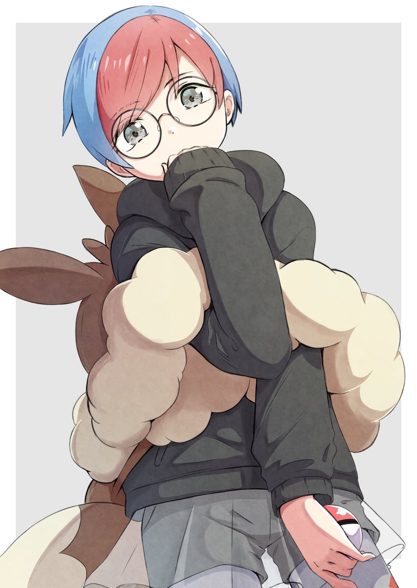 eevee and penny (pokemon and 1 more) drawn by negimiso1989