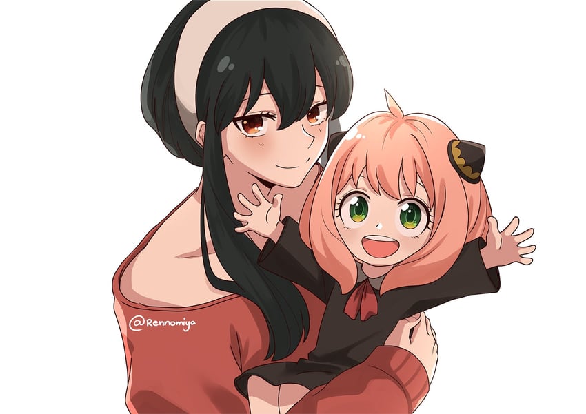 yor briar and anya (spy x family) drawn by rennomiya