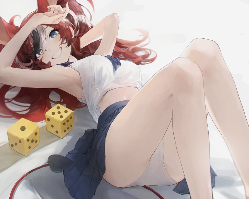 hakos baelz (hololive and 1 more) drawn by kiokoii