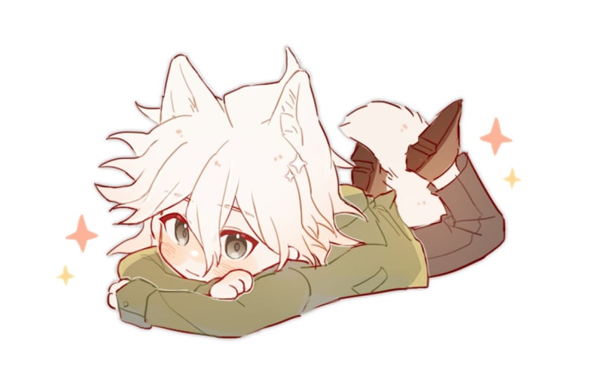 komaeda nagito (danganronpa and 1 more) drawn by chococat404