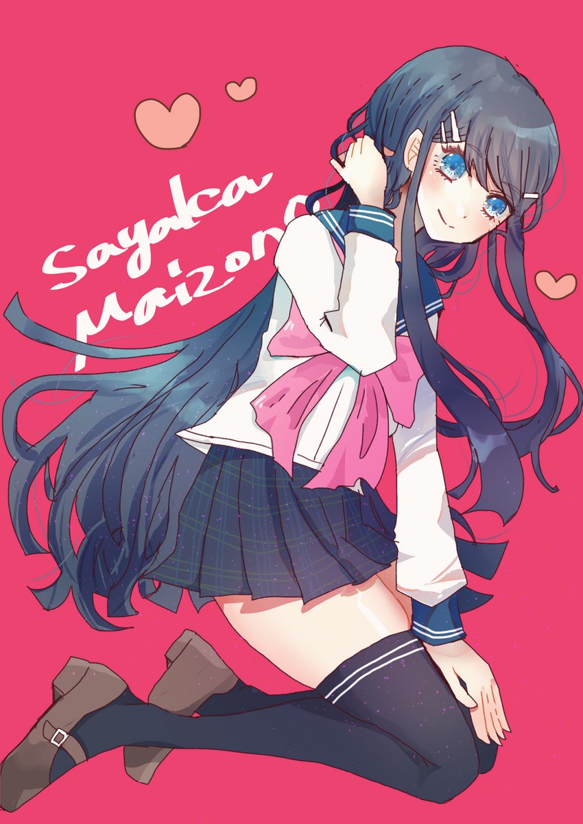 maizono sayaka (danganronpa and 1 more) drawn by h0g0s0y0k