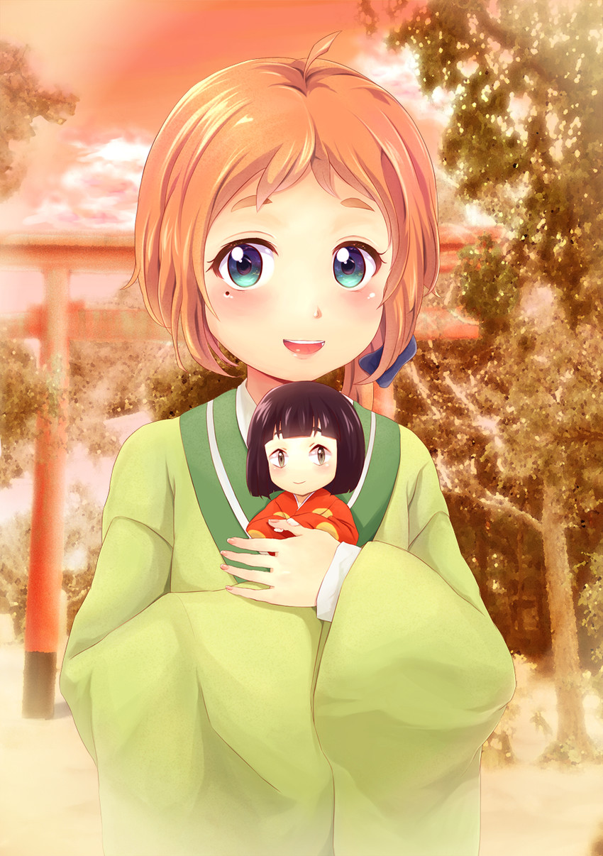 natsume nono and matsuko (urara meirochou) drawn by gegugaigu