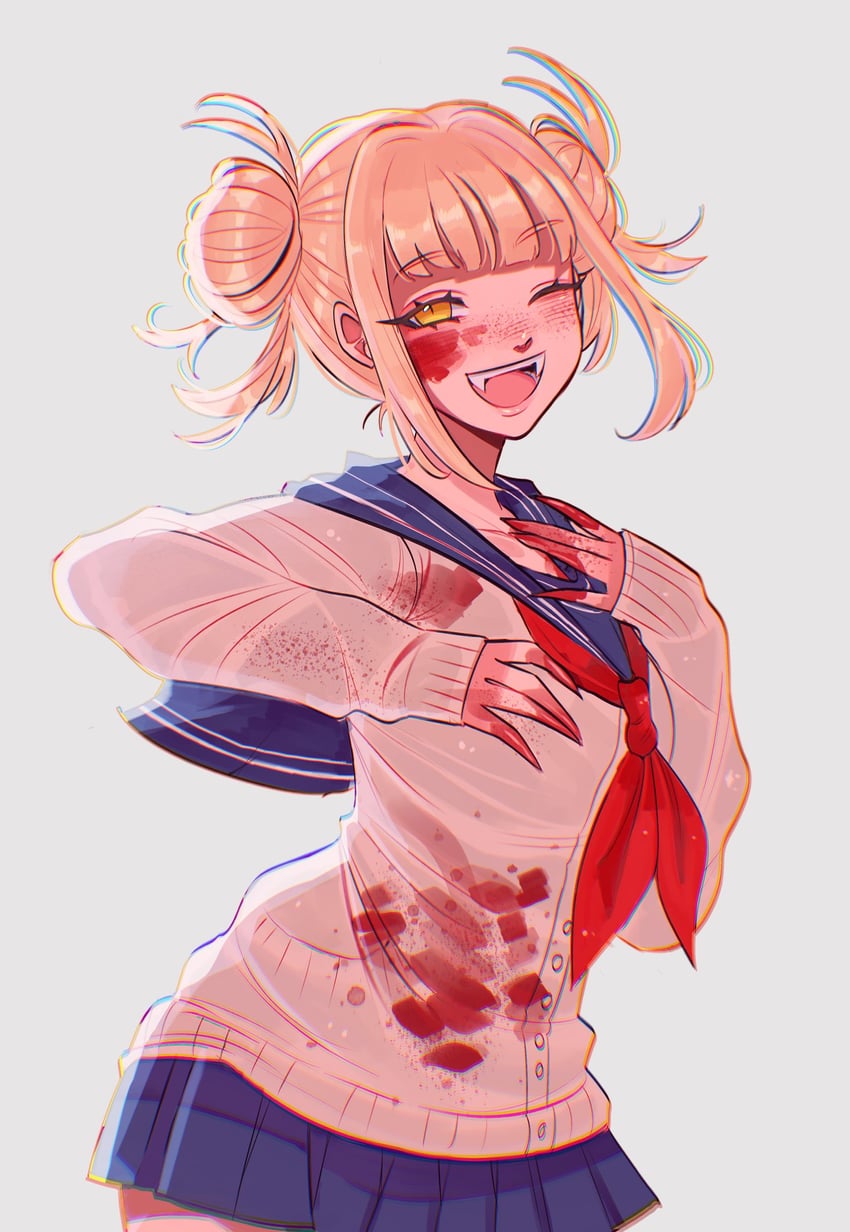 toga himiko (boku no hero academia) drawn by ruilumen_(ruinique)