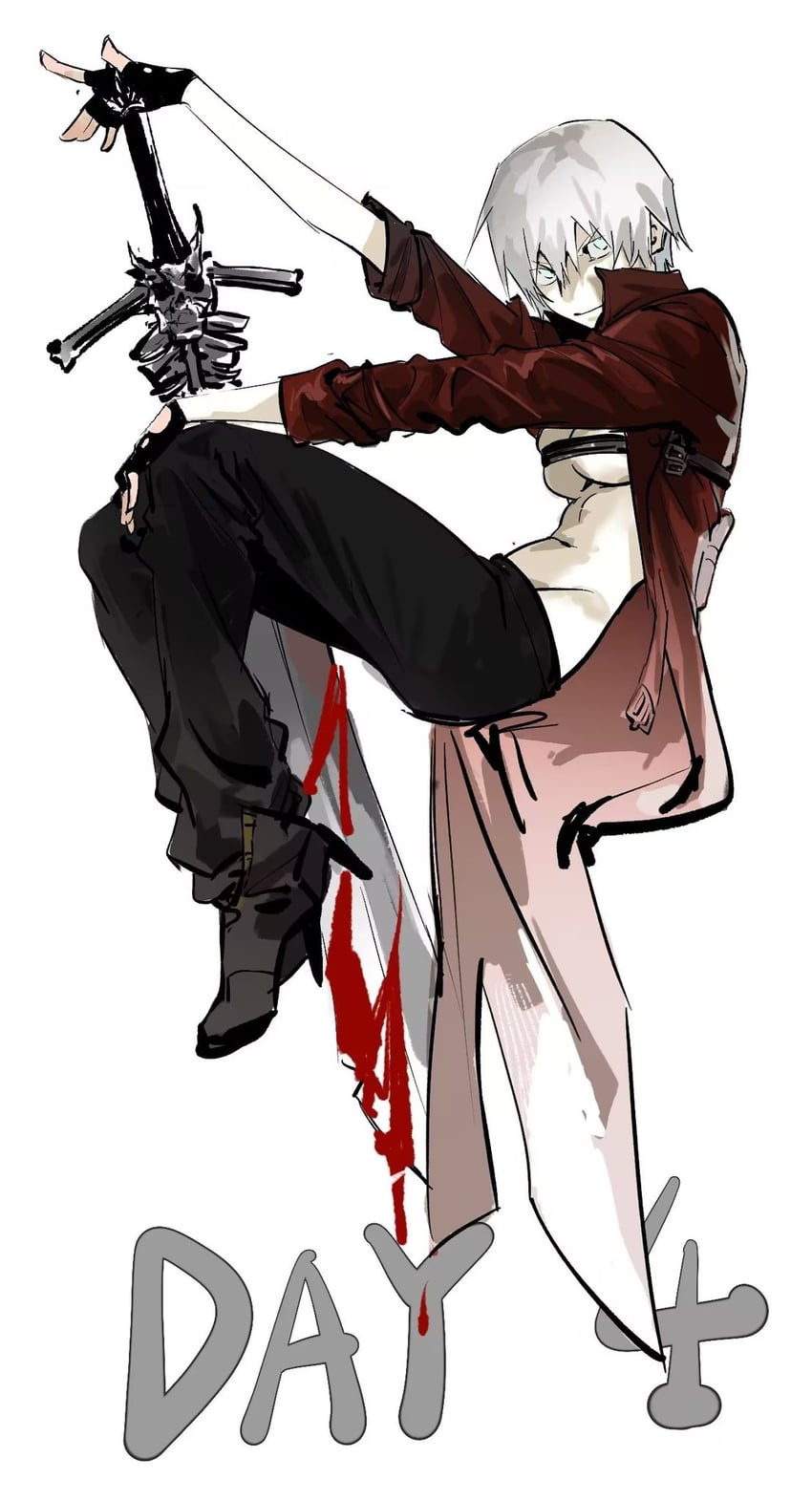 dante (devil may cry and 1 more) drawn by orr2kln3tjteydj