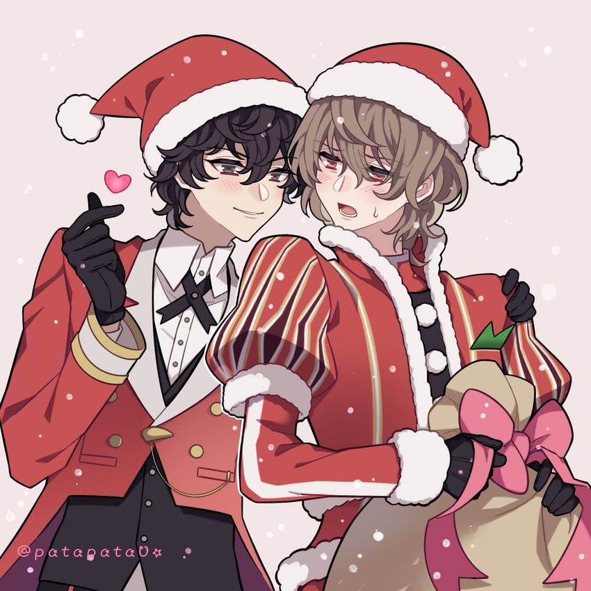 amamiya ren and akechi gorou (persona and 1 more) drawn by zozakura