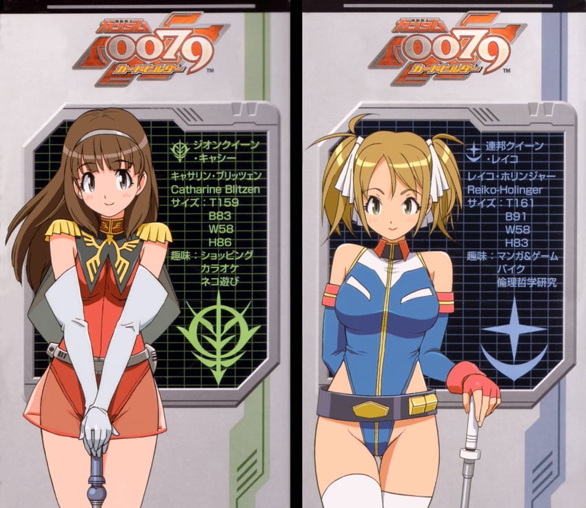 reiko holinger and catharine blitzen (gundam and 1 more) drawn by yoshizaki_mine