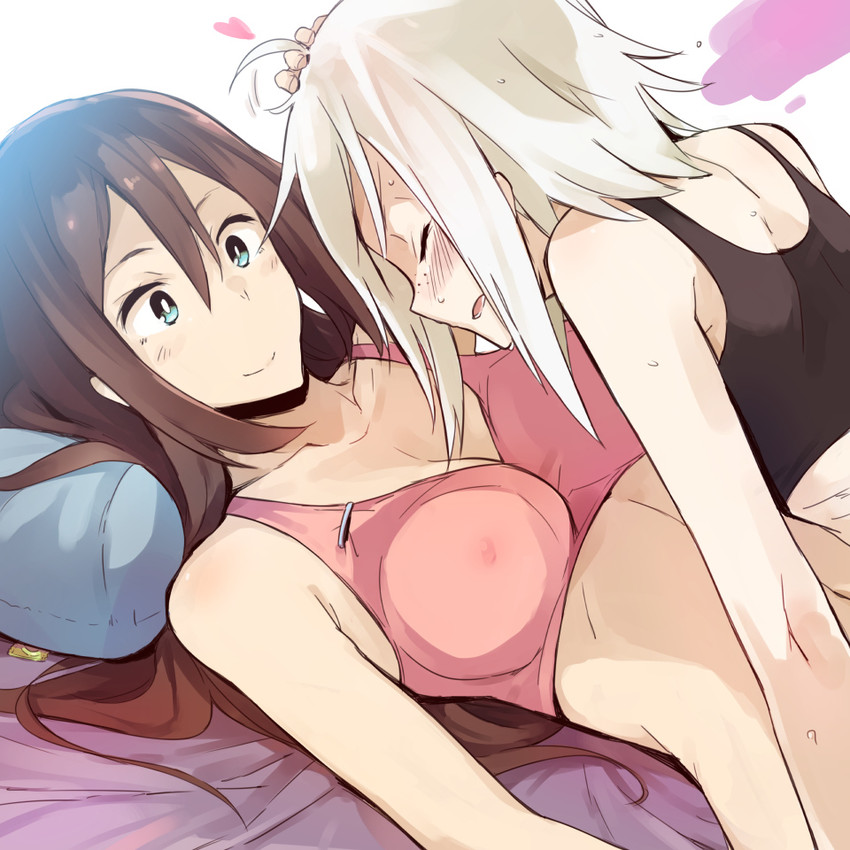 rosa and roxie (pokemon and 1 more) drawn by kawaisou