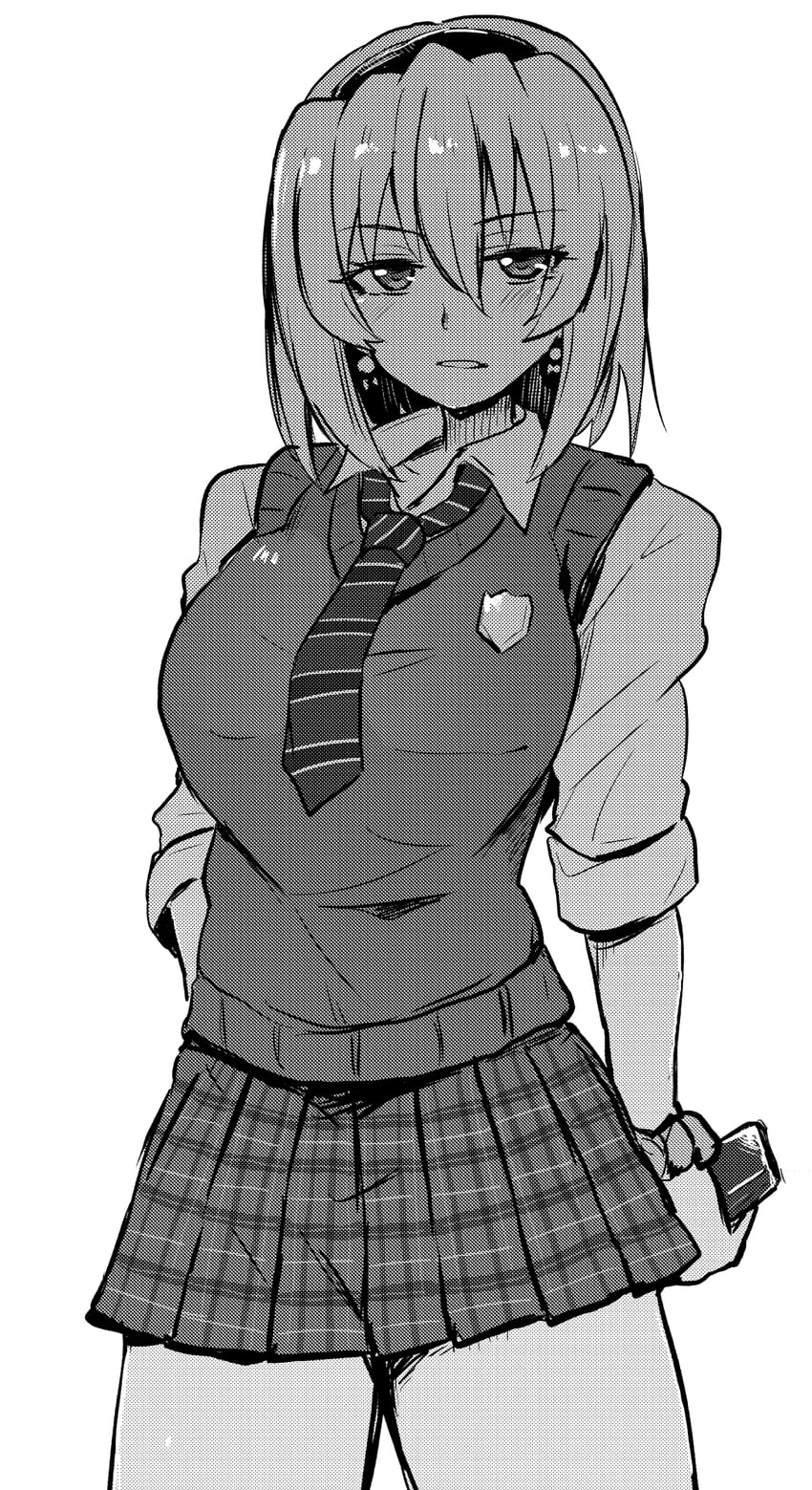 houjou satoko (higurashi no naku koro ni and 1 more) drawn by long28