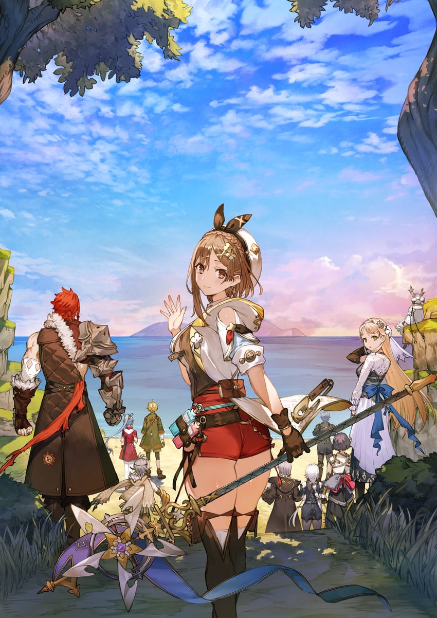 reisalin stout, klaudia valentz, lila decyrus, lent marslink, tao mongarten, and 6 more (atelier and 2 more) drawn by toridamono