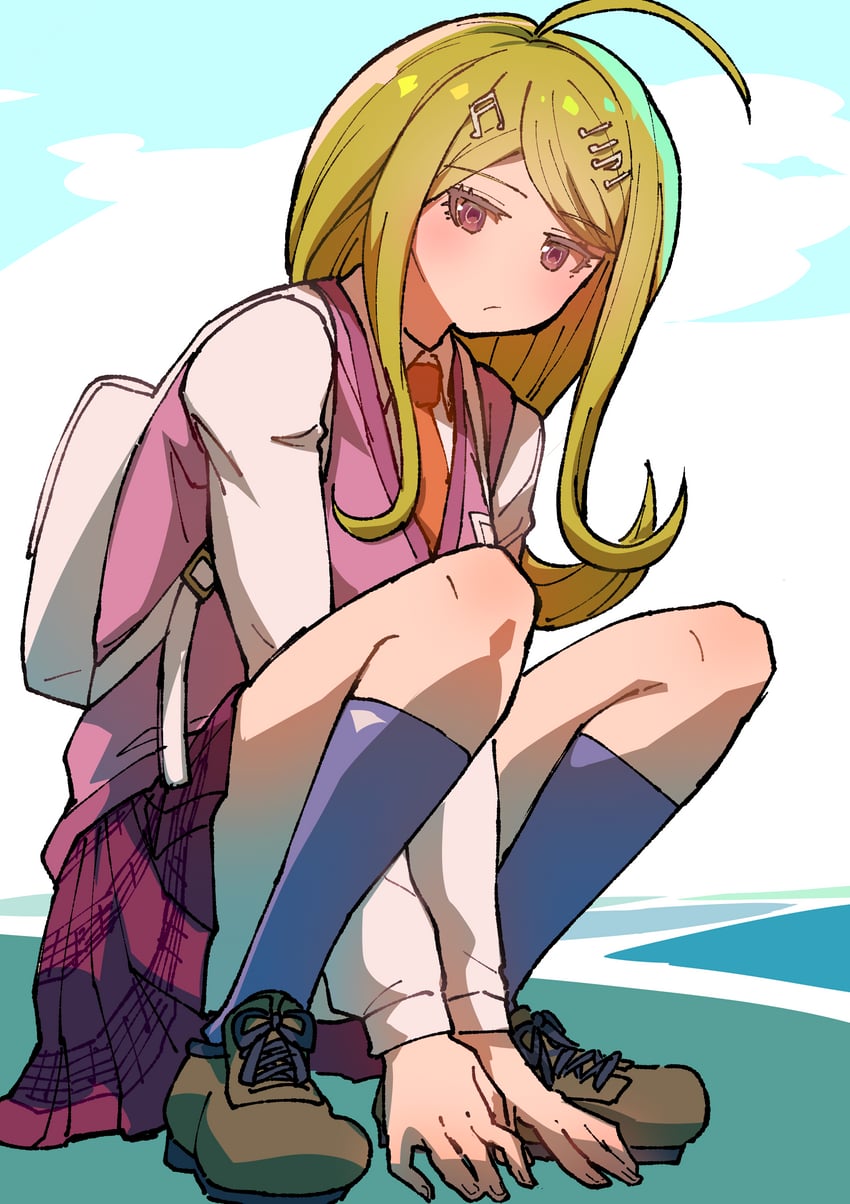 akamatsu kaede (danganronpa and 1 more) drawn by youko-shima