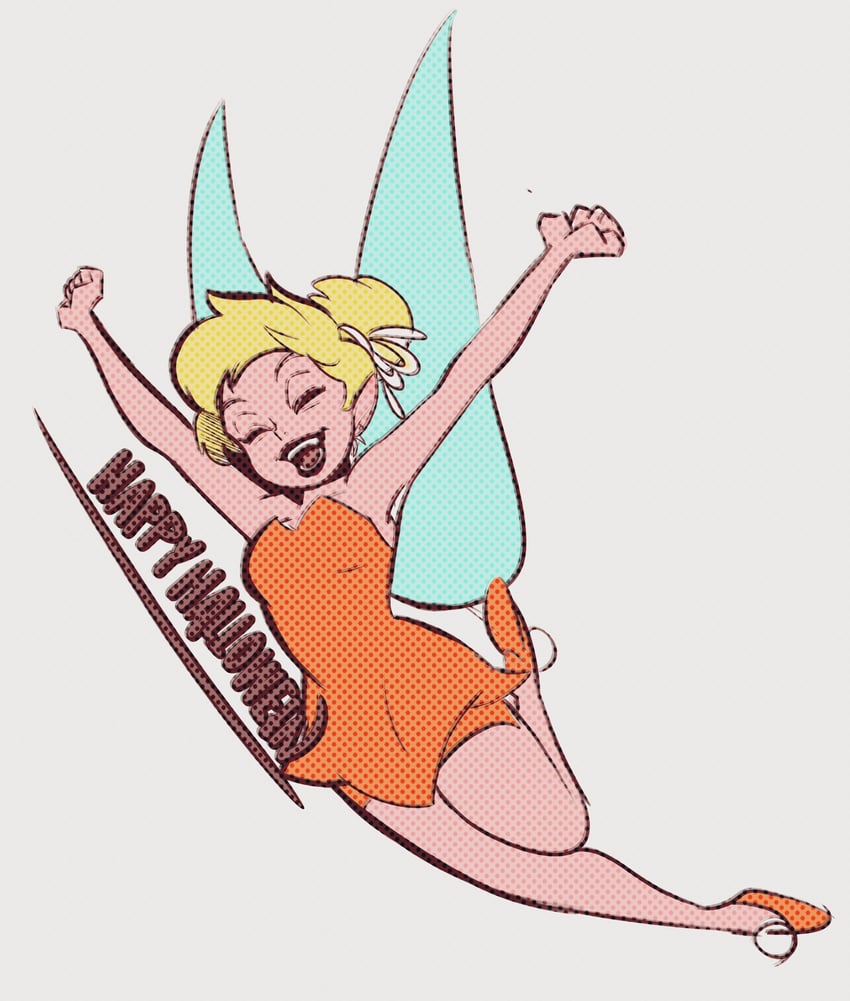 tinker bell (walt disney's peter pan) drawn by bumble_tmnt