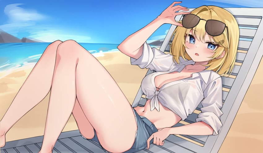 watson amelia (hololive and 1 more) drawn by ziro_(zirorong)