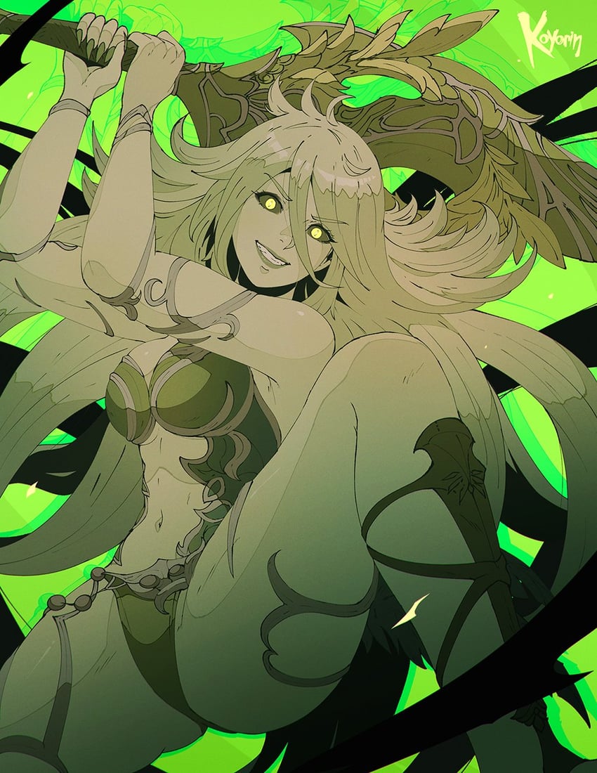 barbariccia (final fantasy and 1 more) drawn by koyorin