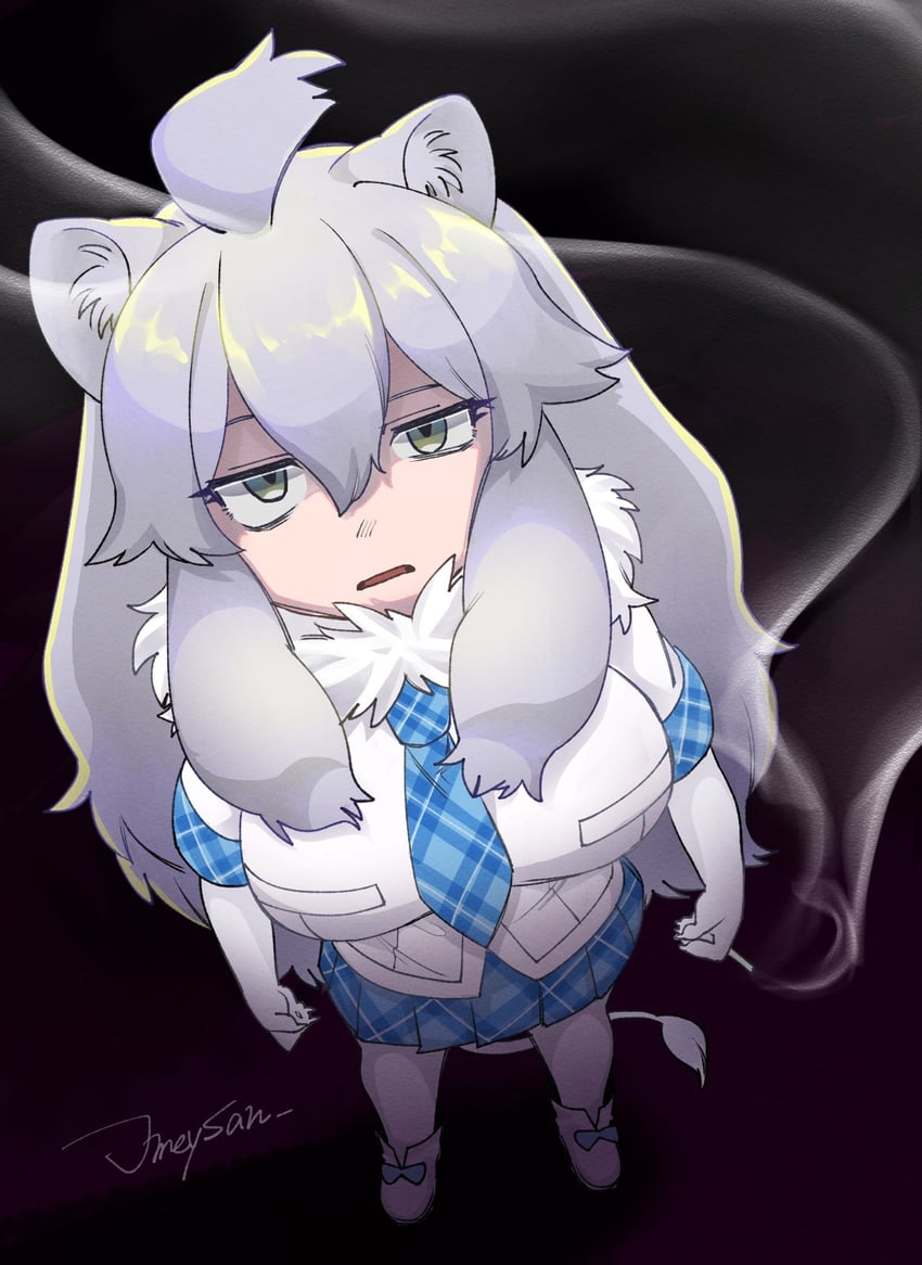 white lion (kemono friends and 1 more) drawn by jmeysan