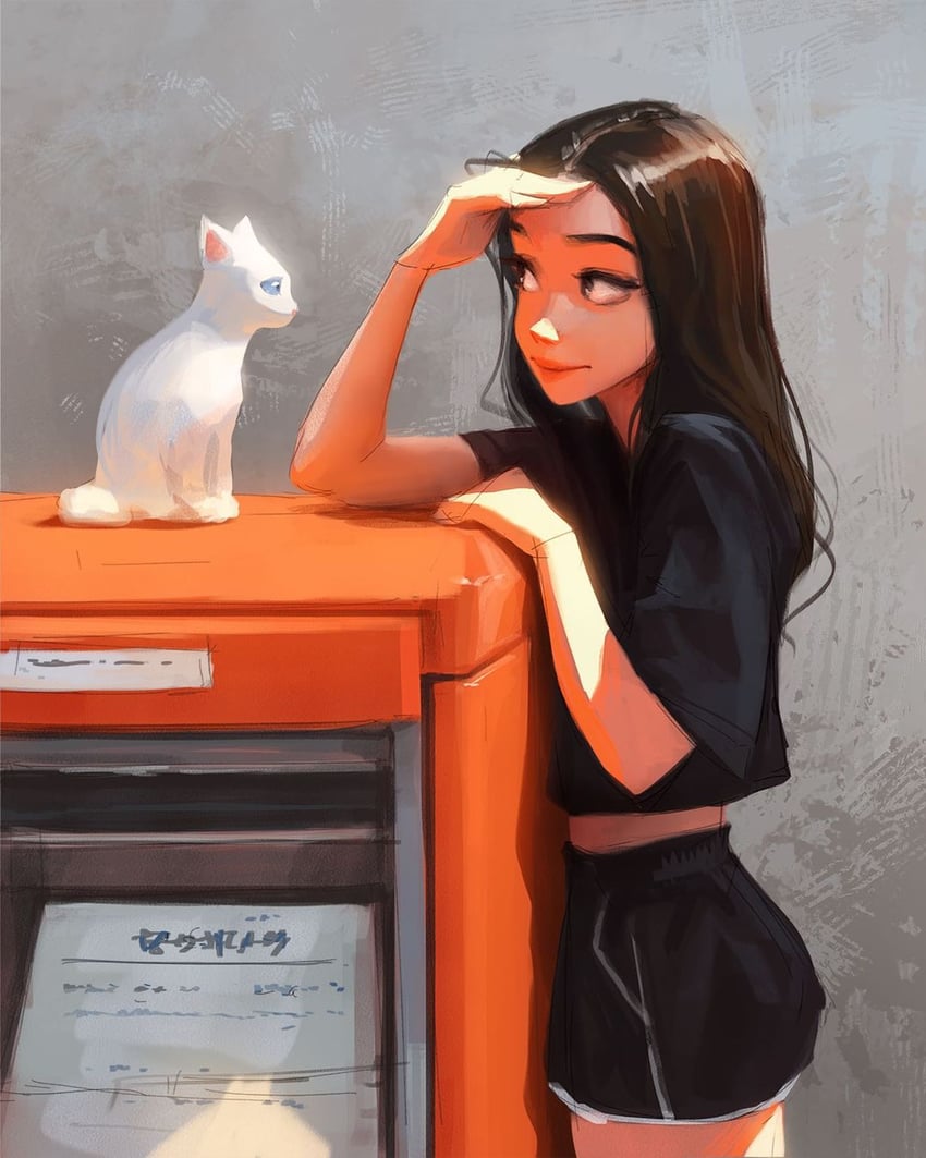 real life drawn by sam_yang