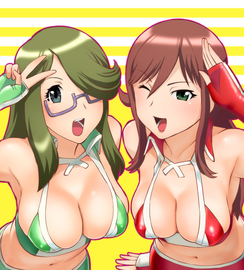 akana rui and shoudou kotoha (chousoku henkei gyrozetter) drawn by ueyama_michirou