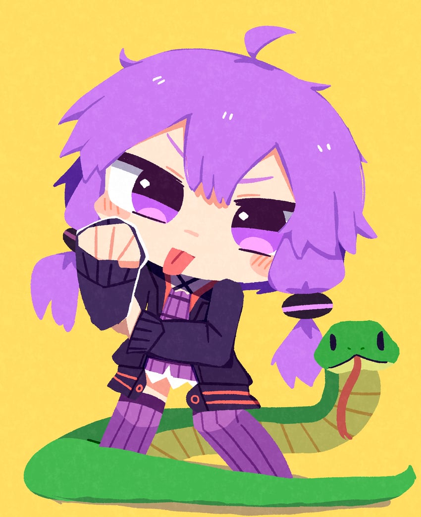 yuzuki yukari (vocaloid and 1 more) drawn by konohoshi