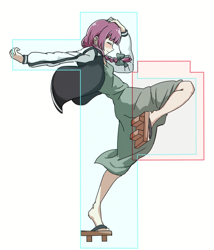 hiroi kikuri and hazama (bocchi the rock! and 1 more) drawn by torako_(toramaru)