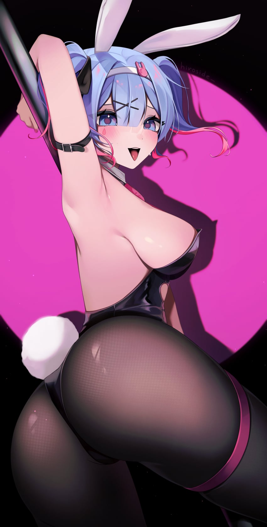 hatsune miku (vocaloid and 1 more) drawn by hiroside