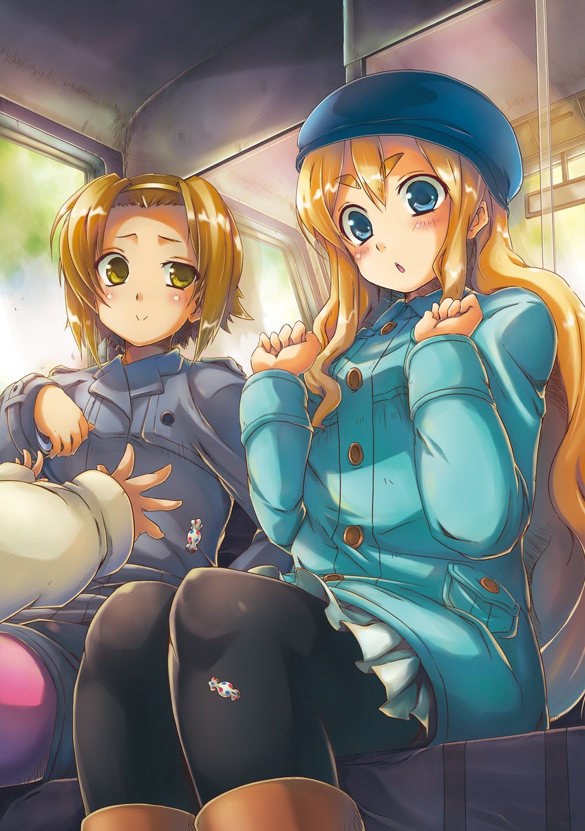 tainaka ritsu and kotobuki tsumugi (k-on! and 1 more) drawn by contact_parade_sal