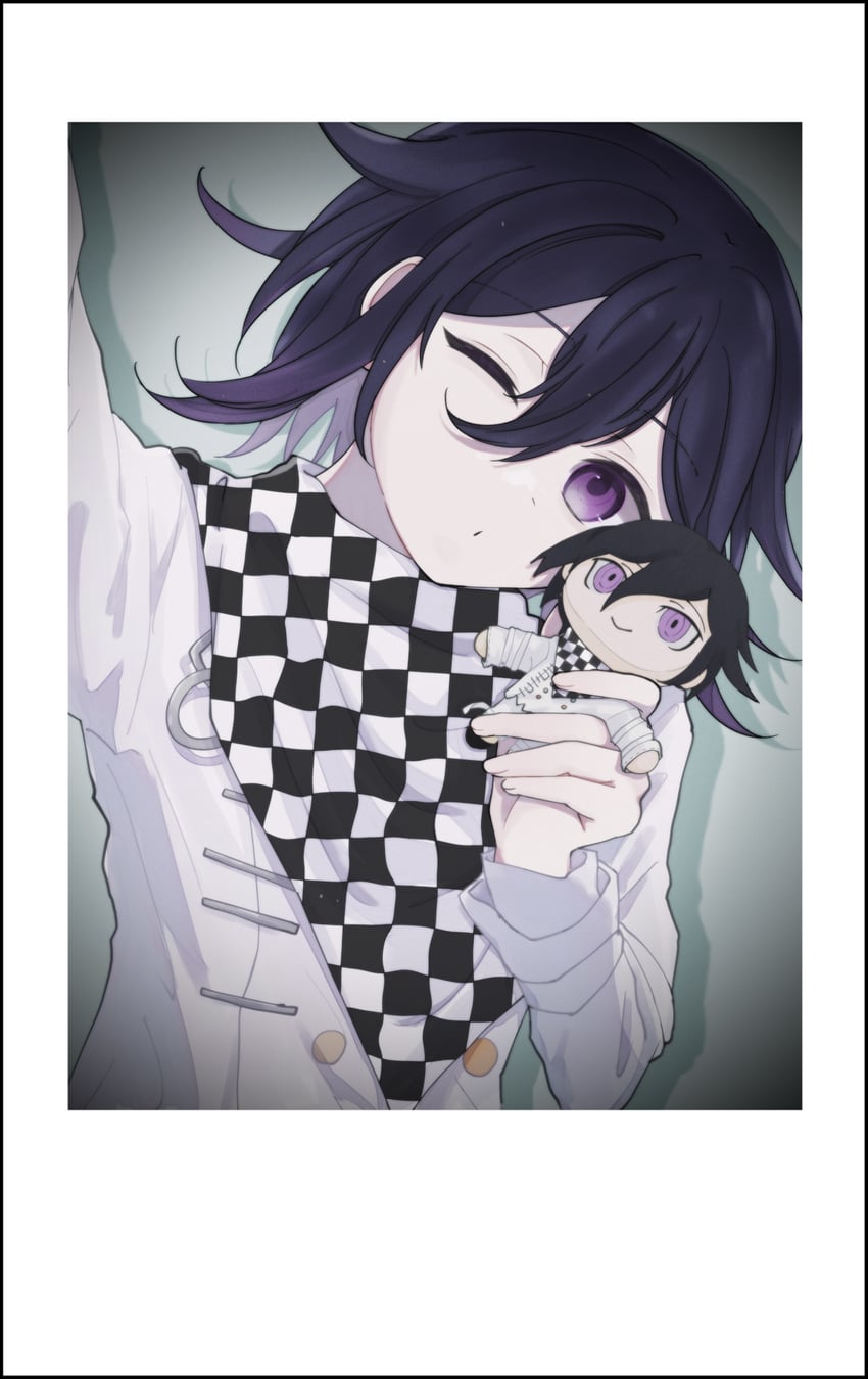 oma kokichi (danganronpa and 1 more) drawn by fuyu_ko