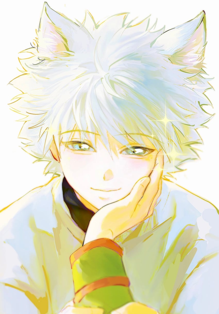 killua zoldyck and gon freecss (hunter x hunter) drawn by gelb