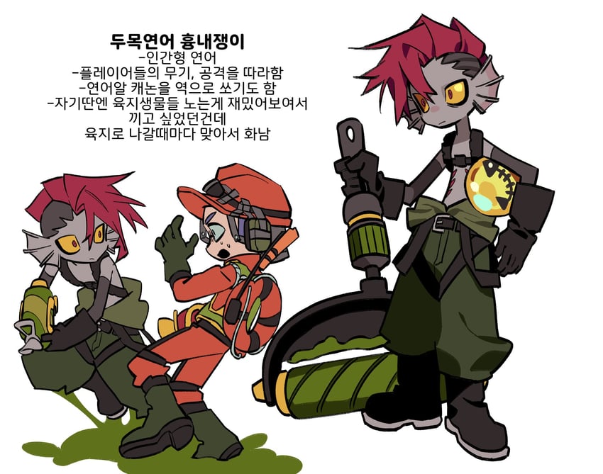 inkling player character, inkling boy, and smallfry (splatoon and 1 more) drawn by hornx3_booyah