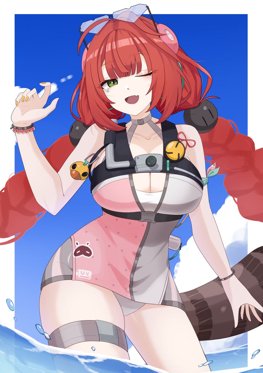 ukinami yuzuha (zenless zone zero) drawn by yuura_(yuura_ephyra)