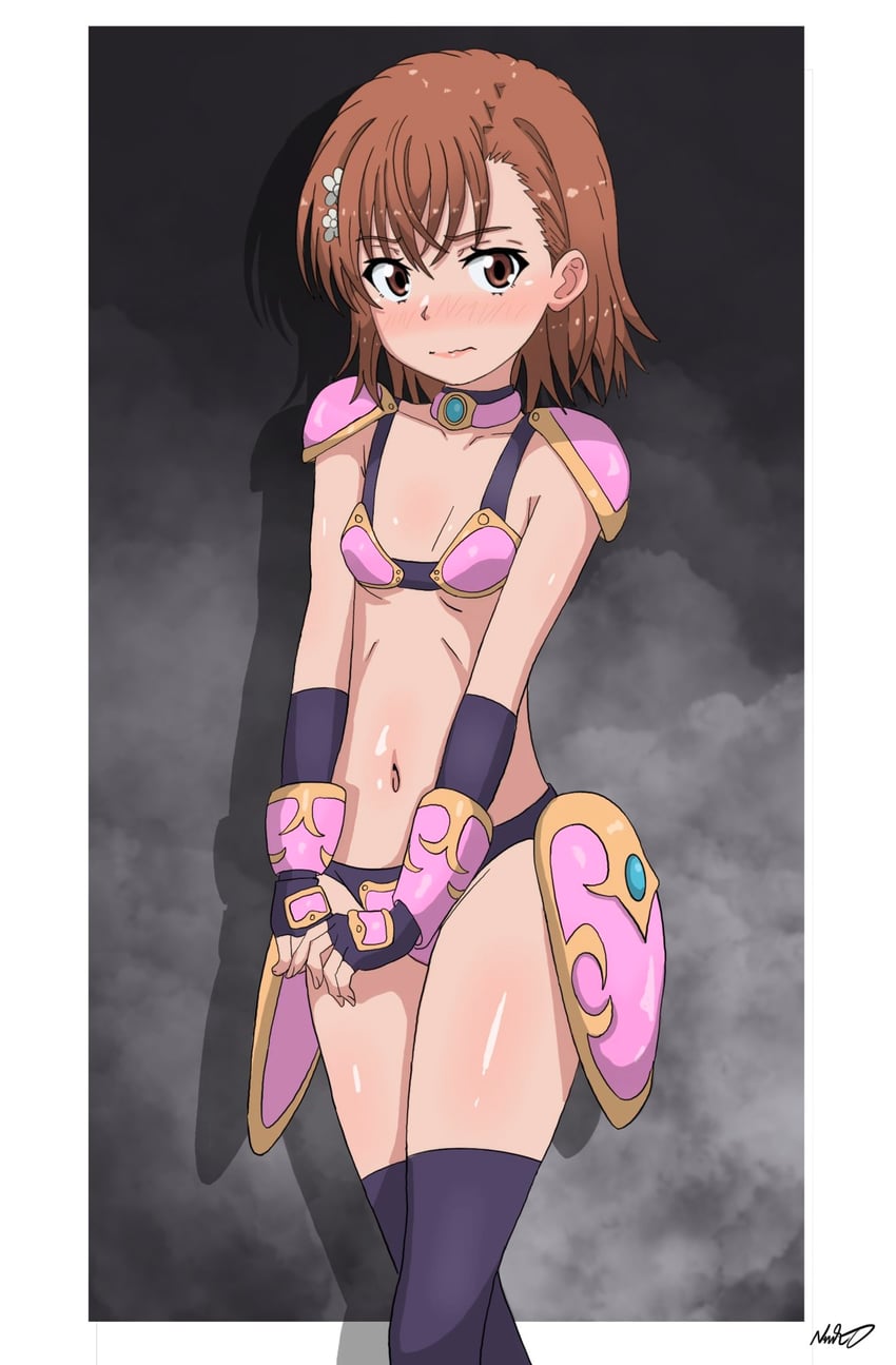 misaka mikoto (toaru majutsu no index and 2 more) drawn by nashdnash2007