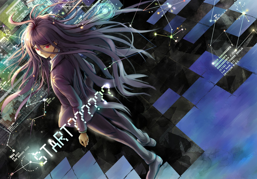 kamukura izuru (danganronpa and 1 more) drawn by youko-shima