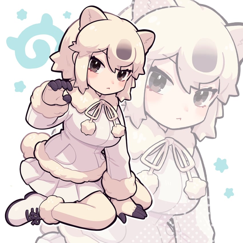 polar bear (kemono friends and 1 more) drawn by an-chan_(ananna0315)