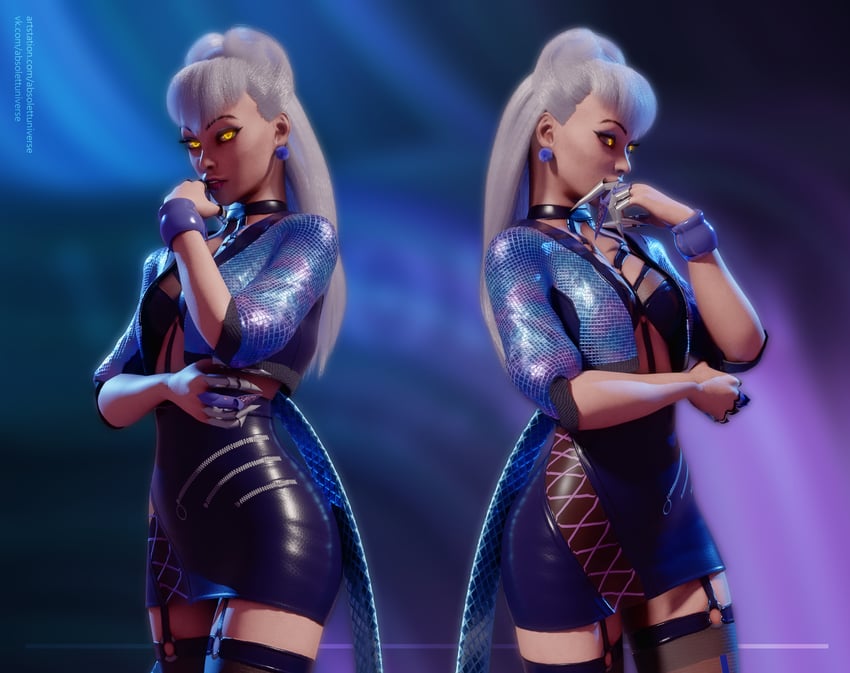 evelynn and k/da all out evelynn (league of legends) drawn by absolettuniverse