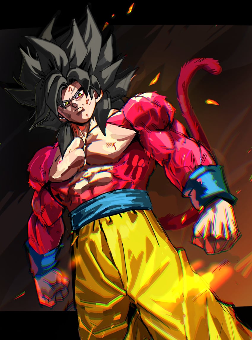 son goku (dragon ball and 1 more) drawn by tkht_9315