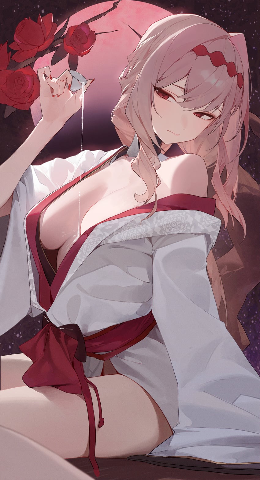 scarlet (goddess of victory: nikke) drawn by kji_(rozo)