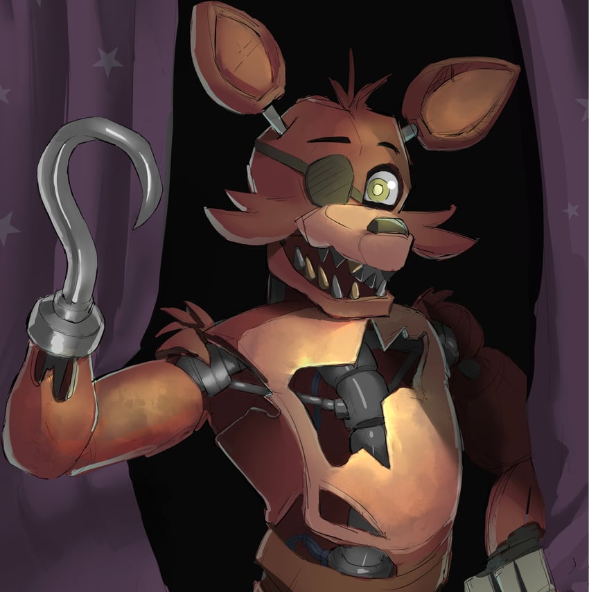 foxy (five nights at freddy's and 1 more) drawn by oyoso_goku