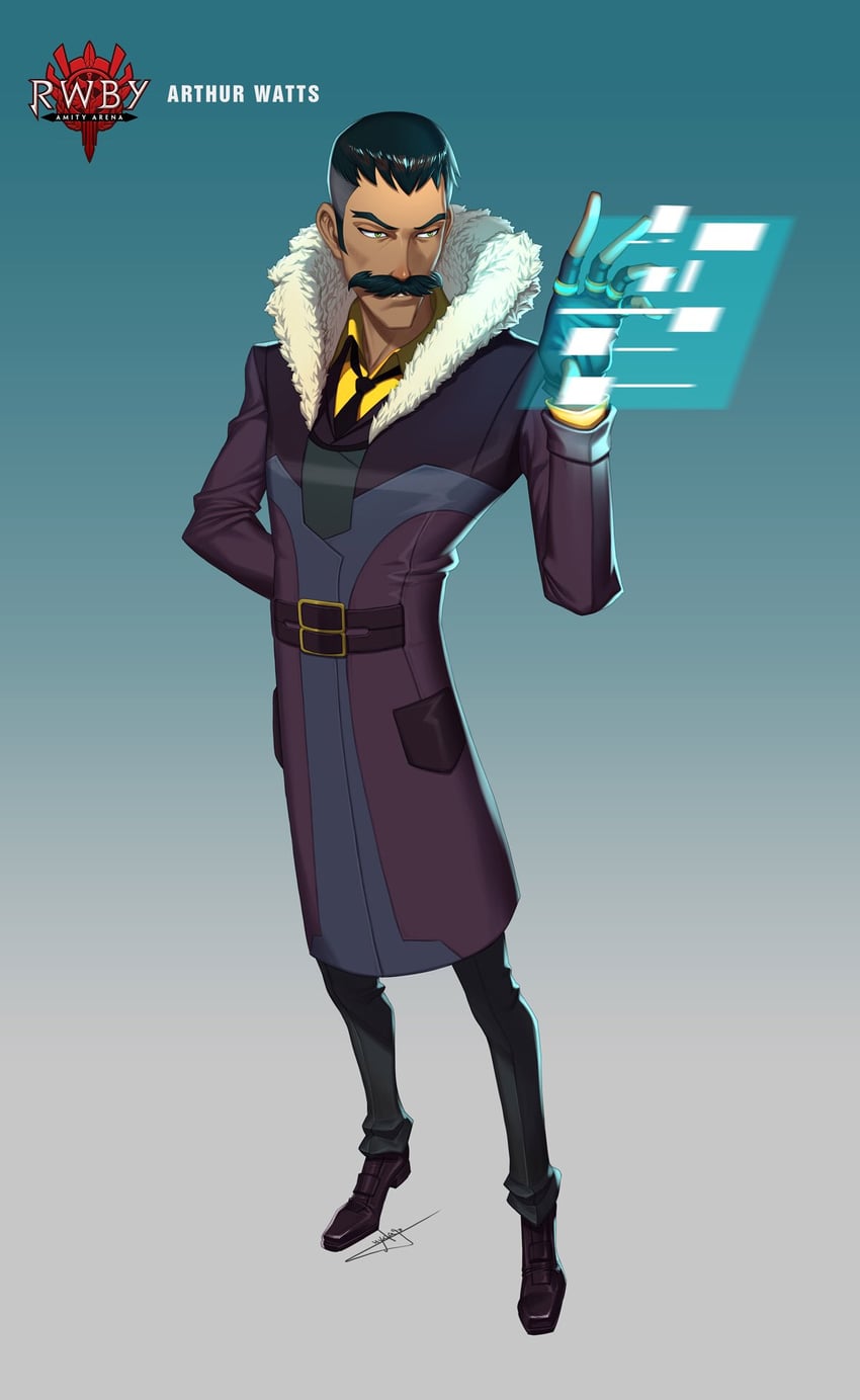 arthur watts (rwby) drawn by uyalago