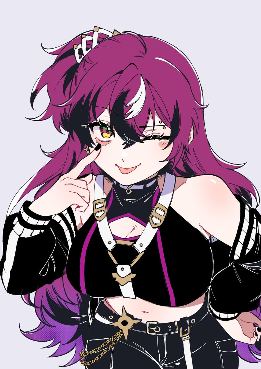 doppio dropscythe and double dolce (nijisanji and 1 more) drawn by kaco0001