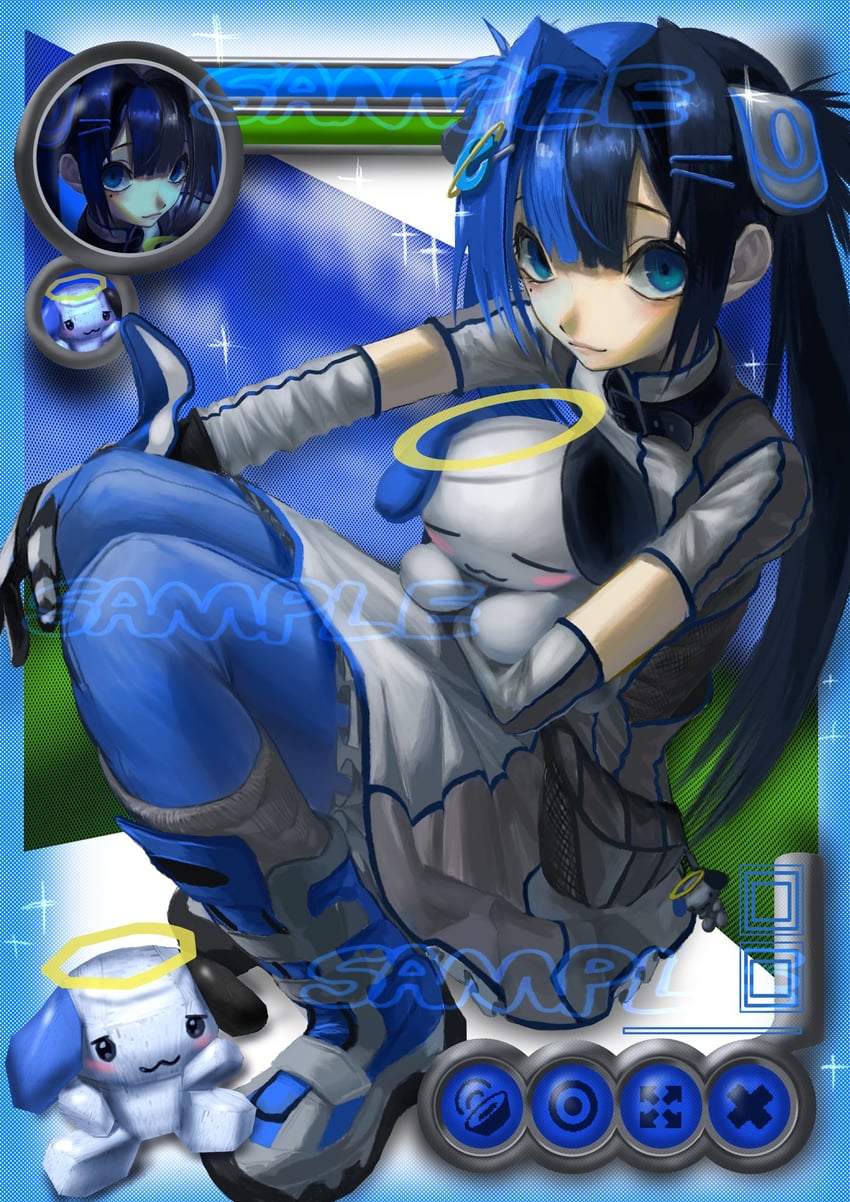 juriken (indie virtual youtuber and 4 more) drawn by llchimera