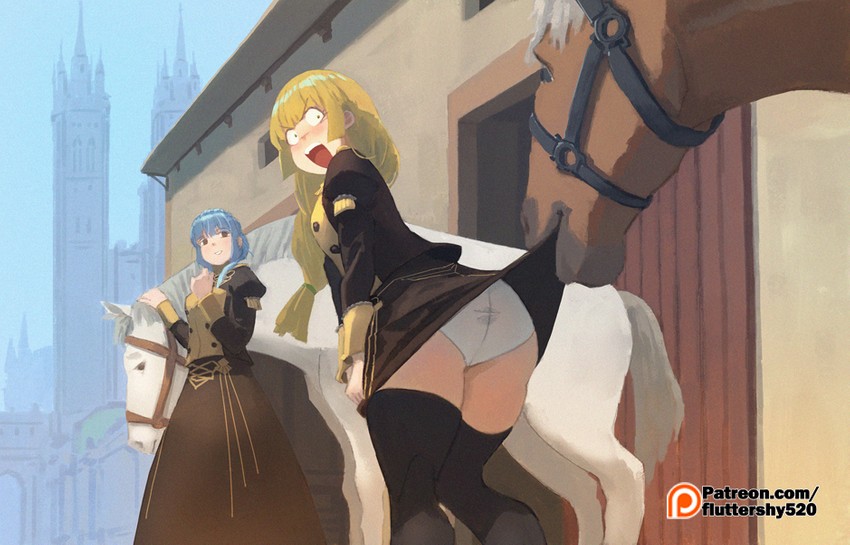 marianne von edmund and ingrid brandl galatea (fire emblem and 1 more) drawn by green_little